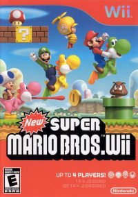 New Super Mario Bros. Wii Wii US box art